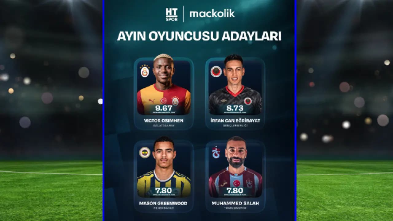 HT Spor, Süper Lig'de ayın futbolcusunu seçiyor!