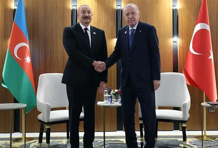 SON DAKİKA... Cumhurbaşkanı Erdoğan, Aliyev ile görüştü