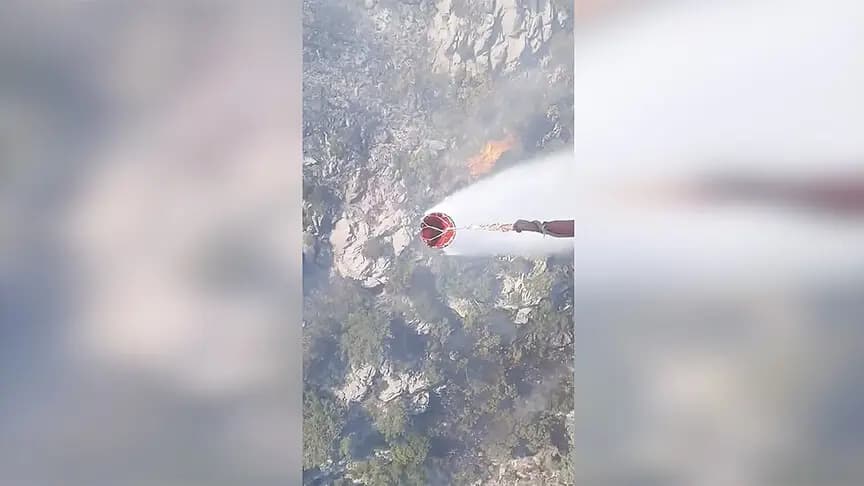 Antalya'da ormanlık alanda çıkan yangın kontrol altına alındı