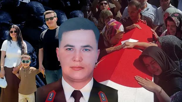 Girne'de hayatını kaybeden uzman çavuşa acı veda: Faciadan kurtulan eşi gözyaşlarına boğuldu
