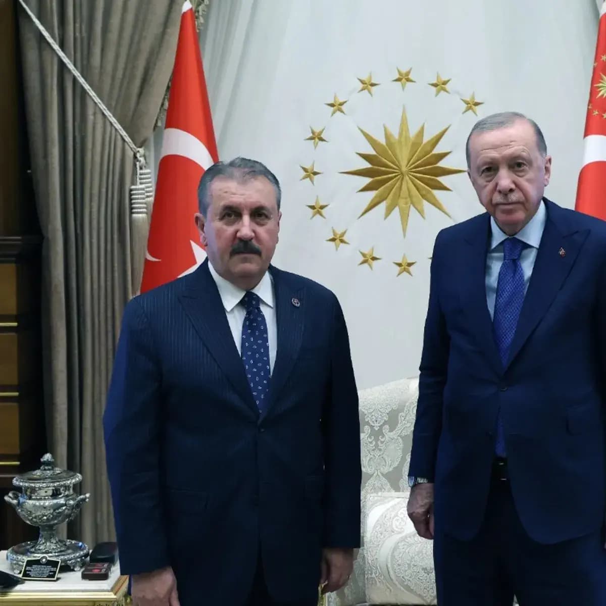 Beştepe'de önemli kabul: Başkan Erdoğan BBP lideri Destici'yi kabul etti