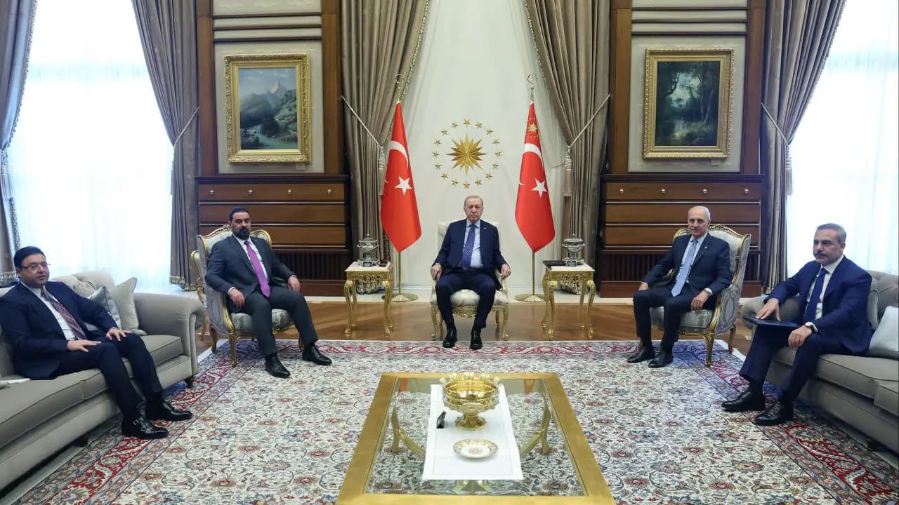Cumhurbaşkanı Erdoğan, Irak Temsilciler Meclisi Başkanı Halbusi'yi kabul etti