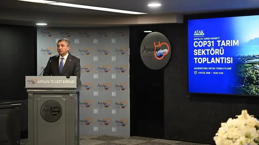 Antalya'da COP31'e yönelik tarımın beklentileri değerlendirildi