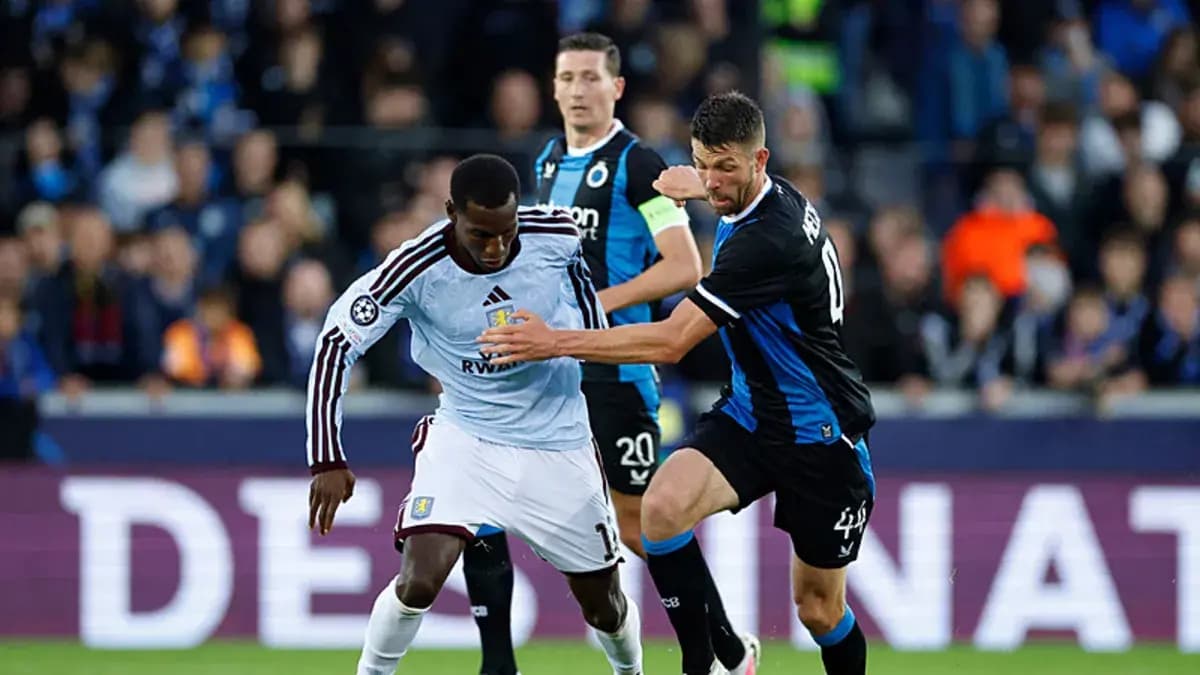 Aston Villa, Club Brugge'ü deplasmanda devirdi!