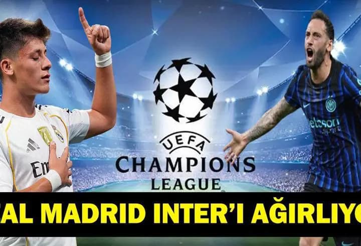 REAL MADRID INTER CANLI İZLE: Şampiyonlar Ligi Real Madrid Inter Maçı Hangi Kanalda, Saat Kaçta? Maç Nereden İzlenir, Şifresiz Mi? Arda Güler Mi Hakan Çalhanoğlu Mu? İşte Maç Kadrosu...