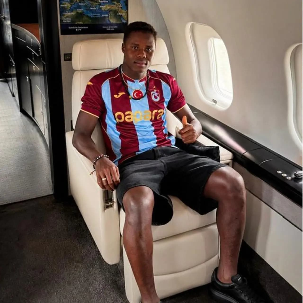 Franculino Dju Trabzon'a geldi!