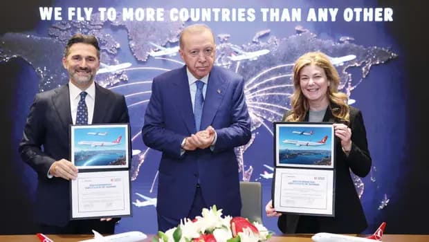 Boeing ile 150 uçak anlaşması imzalandı