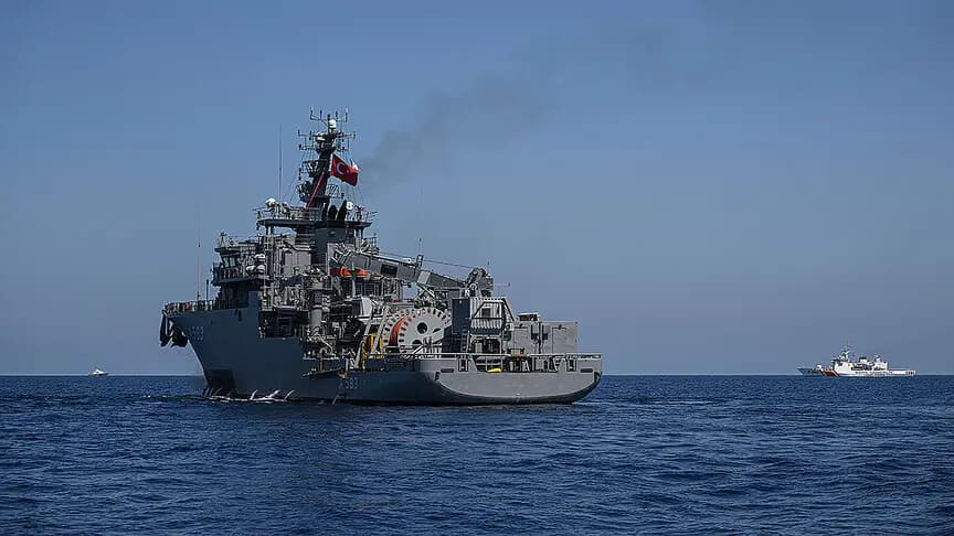 Girne açıklarında batan gemiye ulaşıldı