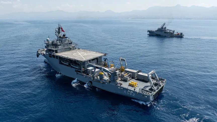 KKTC açıklarında 554 metre derinlikteki arama çalışmaları yüksek teknoloji ve hassasiyetle yürütülüyor