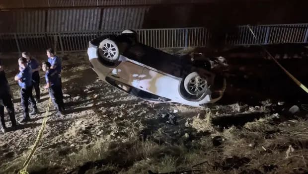 Ümraniye’de otomobil şarampole devrildi: 1 ölü