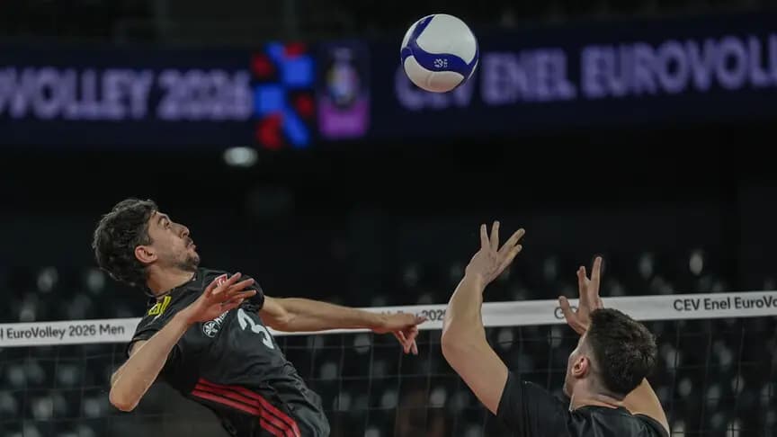 A Milli Erkek Voleybol Takımı, Avrupa Şampiyonası'nda yarın Fransa ile karşılaşacak