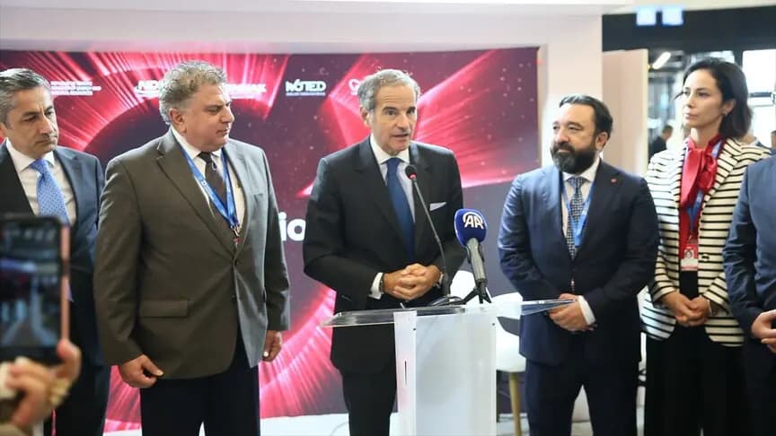UAEA Başkanı Grossi'den, Türkiye'nin nükleer enerjideki ilerlemesine övgü