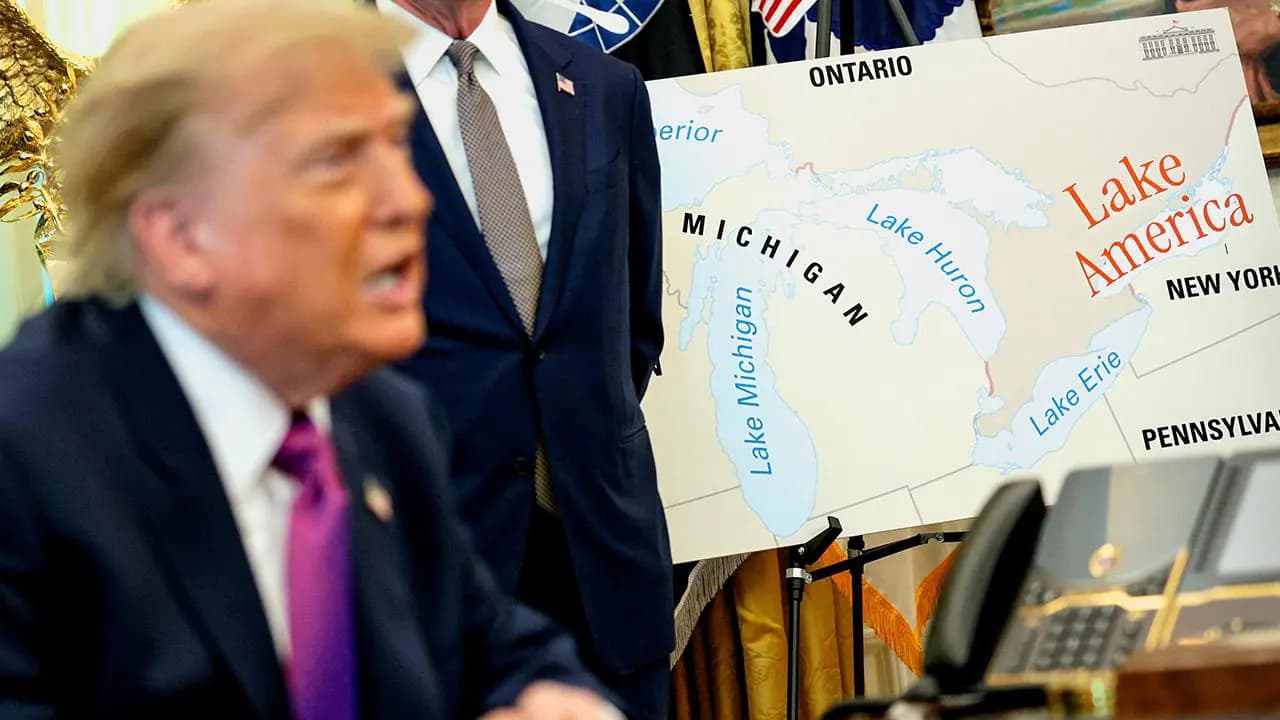 Trump'tan Apple'a yeni talep! Ontario Gölü'nün adını değiştirmek istiyor