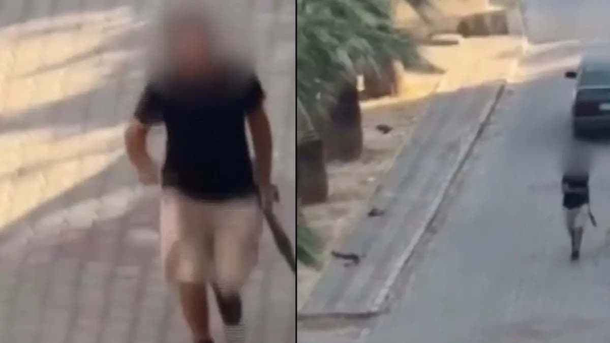 Sokakta korku dolu anlar: Pompalı tüfekle rastgele ateş açtı