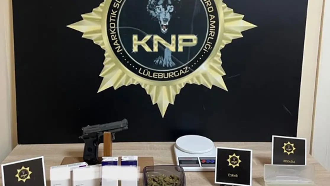 Kırklareli'nde uyuşturucu operasyonu: 2 kişi tutuklandı