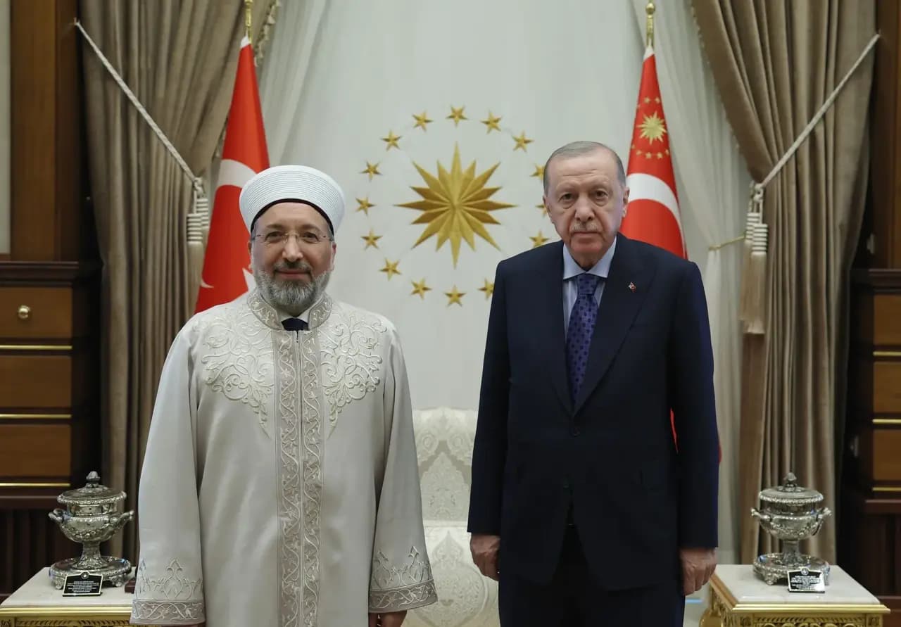 Başkan Erdoğan Diyanet İşleri Başkanı Arpaguş'u kabul etti