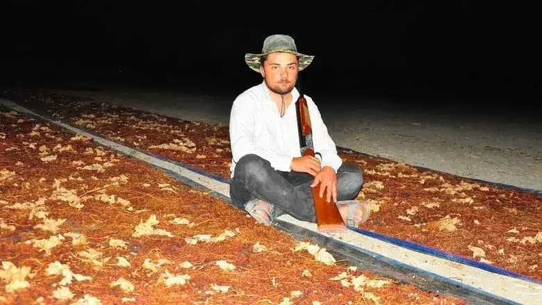 Tüfeğini alan tarlaya koştu