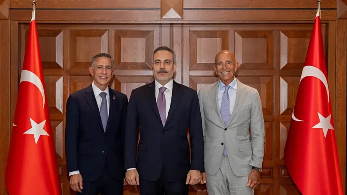 Bakan Fidan'dan kritik görüşme: Tom Barrack ile bir araya geldi!