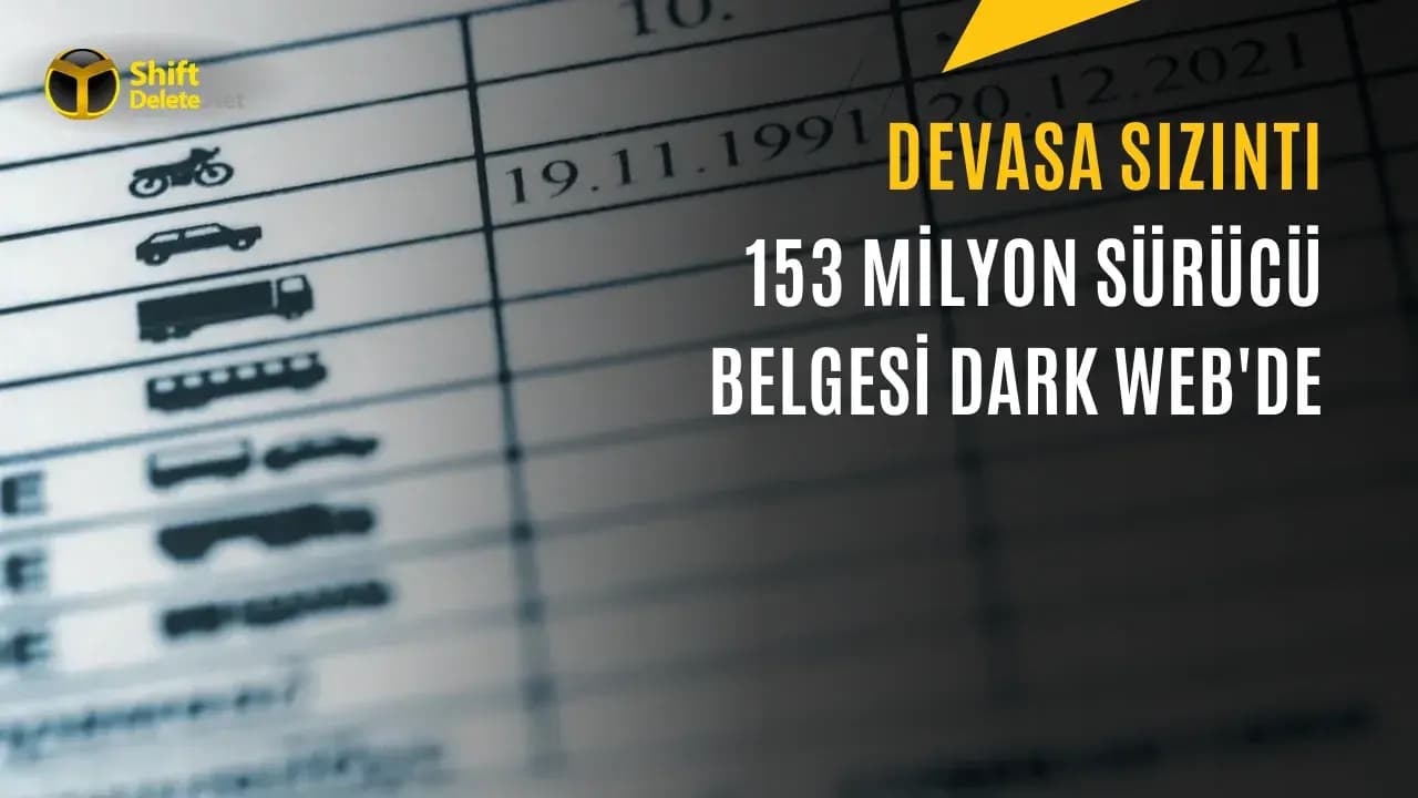 153 Milyondan Fazla Sürücü Belgesi Dark Web’de Satışa Çıktı