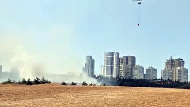 Ankara'da ormanlık alanda çıkan yangın söndürüldü