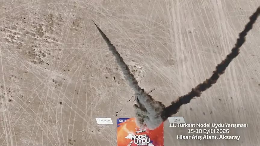 TÜRKSAT Model Uydu Yarışması başladı, fırlatmalar yarın yapılacak