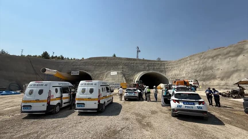 Gaziantep'teki tünel inşaatında yaşanan iş kazasında 1 işçi hayatını kaybetti