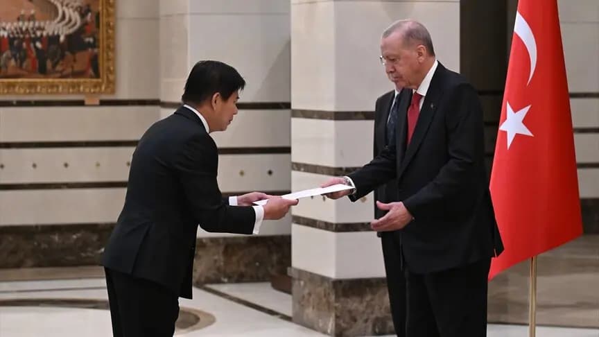Cumhurbaşkanı Erdoğan, büyükelçilerin güven mektuplarını kabul etti