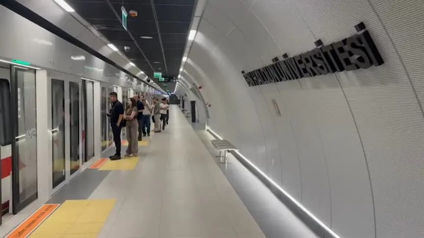 Gayrettepe-İstanbul Havalimanı-Halkalı Metro Hattı'nda yolcu rekoru
