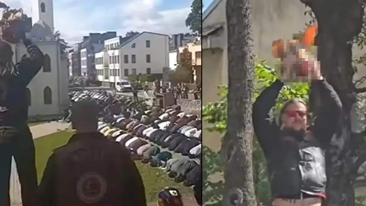 Cuma namazı sırasında 'domuz başı' provokasyonu! Litvanya'da Müslümanlara büyük saygısızlık