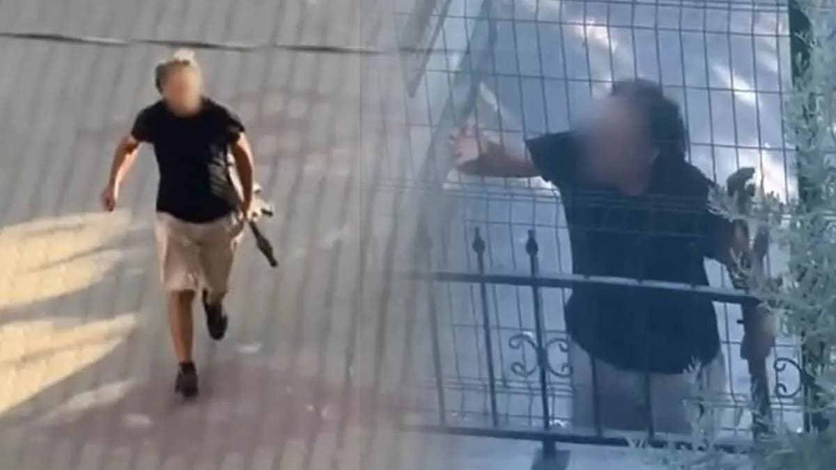 Tüfekle evini basıp, 'çık dışarı sıkacağım' diye bağırdı!