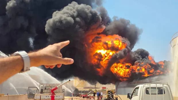 Libya'nın başkenti Trablus'ta İHA saldırısı