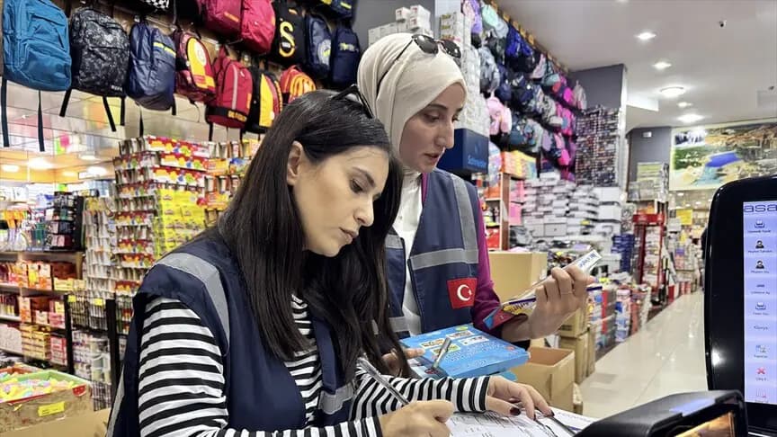 Okul alışverişi öncesi kırtasiyelerde ürün ve fiyat denetimi yapılıyor
