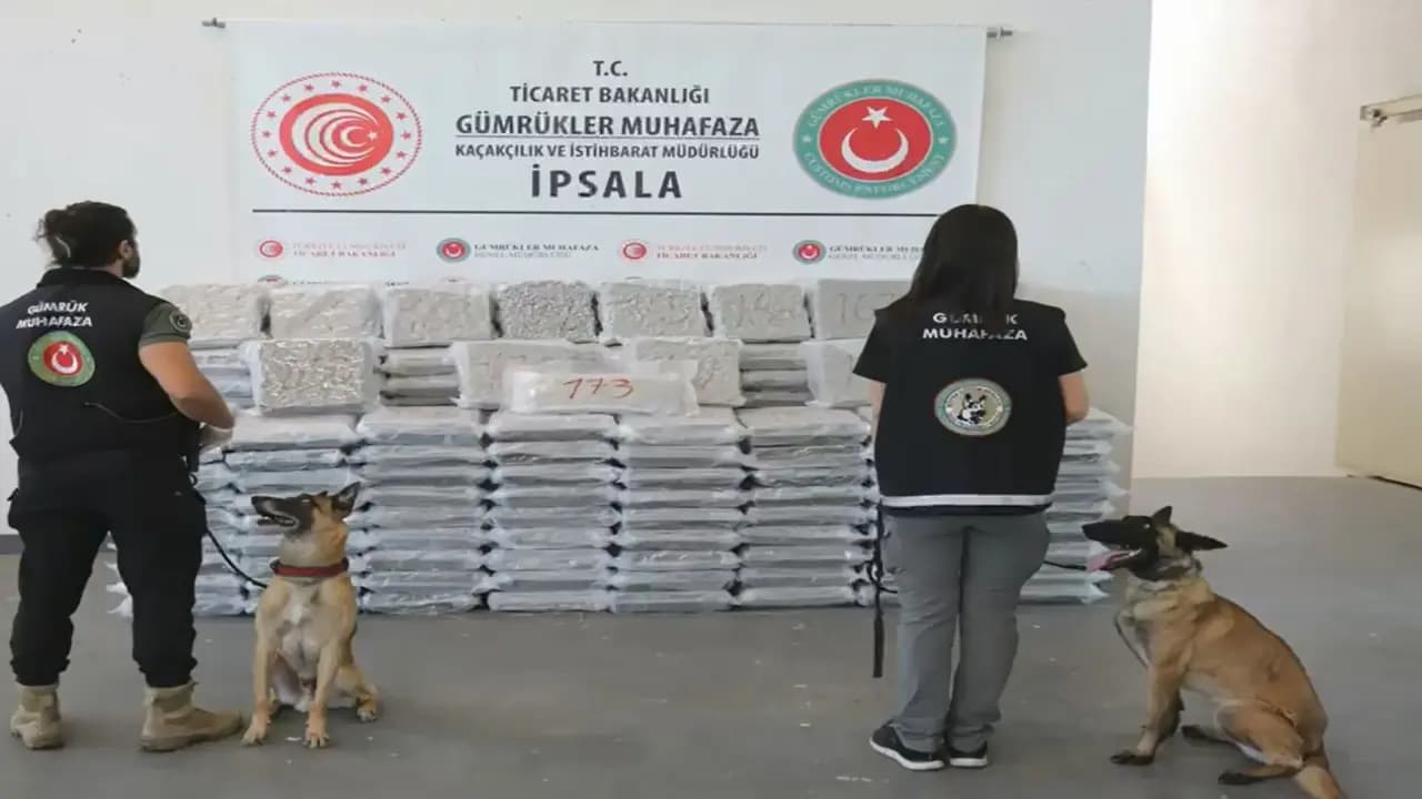 387 kilo uyuşturucu ele geçirildi