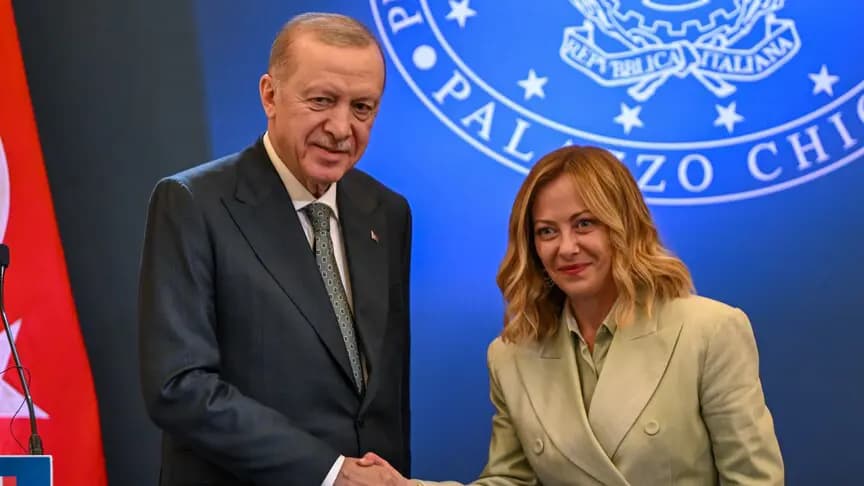 Cumhurbaşkanı Erdoğan İtalya Başbakanı Meloni'yi tebrik etti