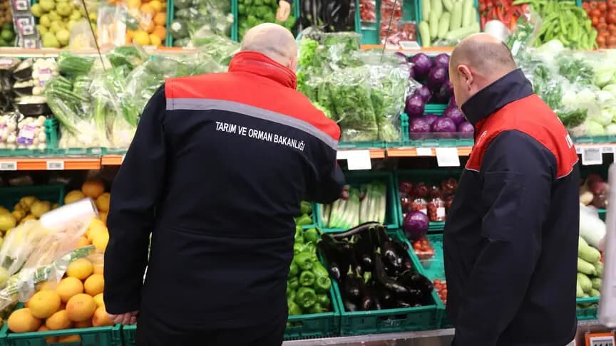 Türkiye'de gıda işletmelerine ağustosta 100 bin 128 denetim yapıldı