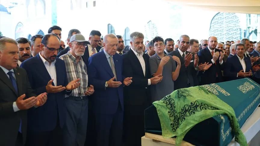 Cumhurbaşkanı Erdoğan, AK Parti Şanlıurfa Milletvekili Önen'in kızının cenaze törenine katıldı