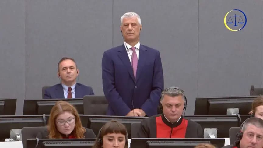 Lahey'de yargılanan eski Kosova Cumhurbaşkanı Thaçi’ye 25 yıl hapis cezası