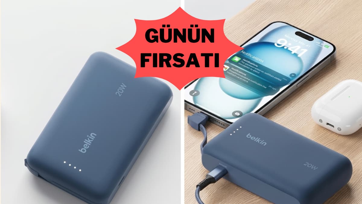 Yolda, işte, seyahatte: Belkin Powerbank indirimde