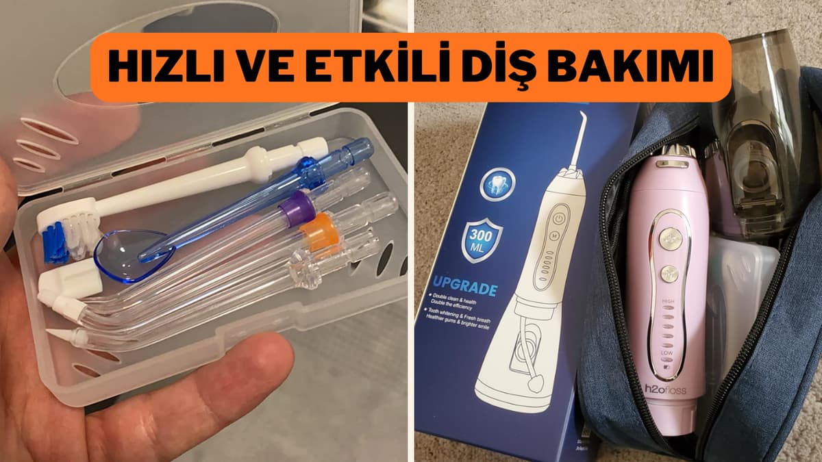 Derinlemesine hijyen: H2ofloss Ağız Duşu indirimde