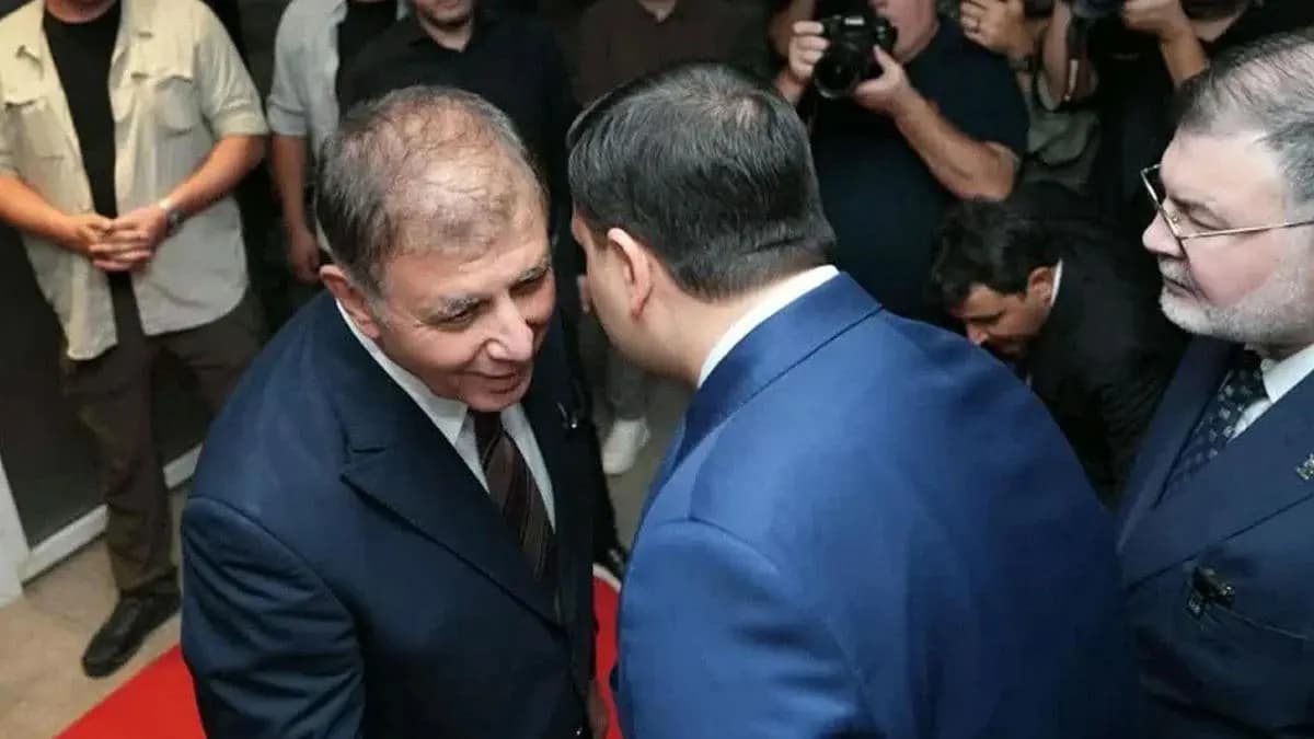 Cemil Tugay, AK Partili ismi kapıda karşıladı