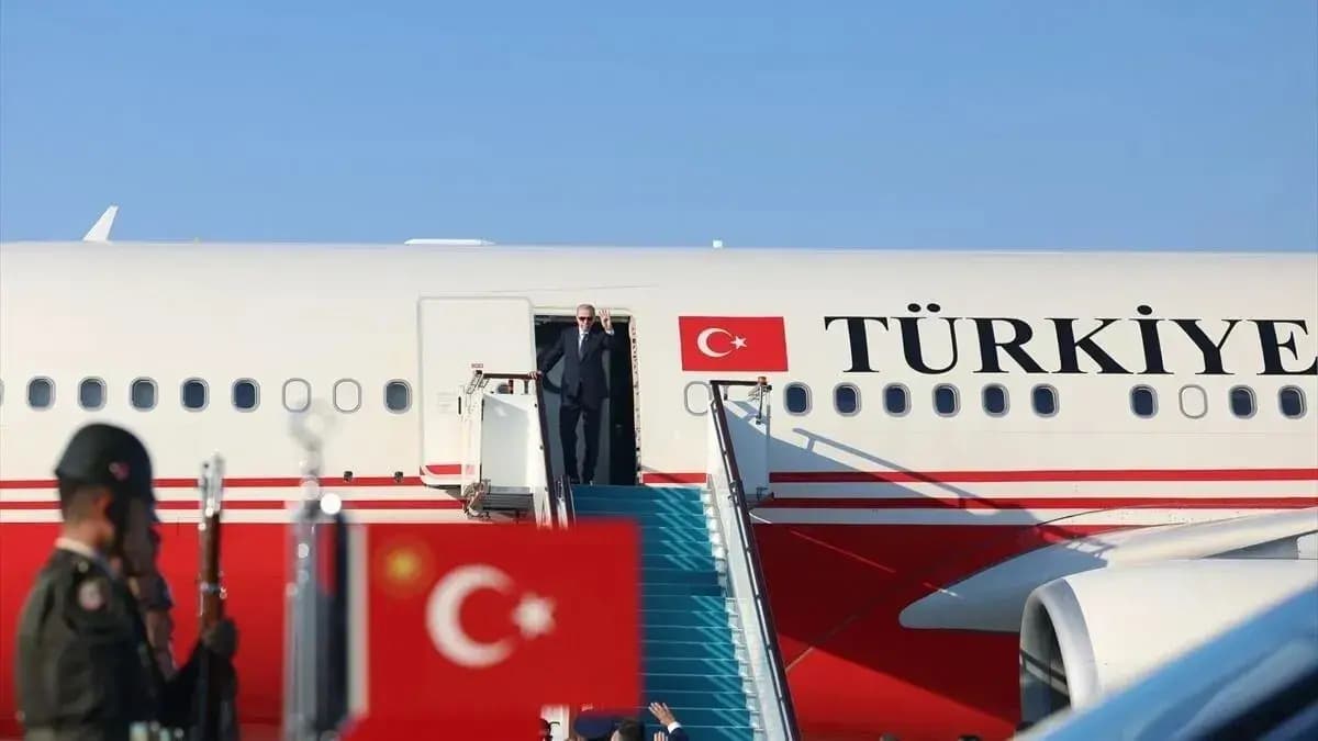 Başkan Erdoğan Kırgızistan'dan ayrıldı
