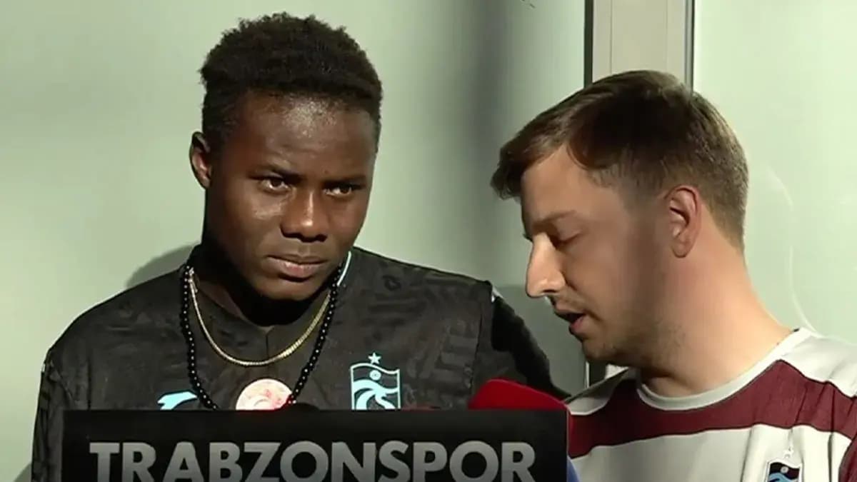 Franculino Dju, Trabzon’a geldi! ‘Çok mutlu hissediyorum’
