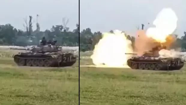 Bangladeş'te tatbikat sırasında tank patladı: 2 ölü