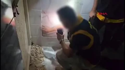 Cinayet şüphelisi gizli bölmede yakalandı