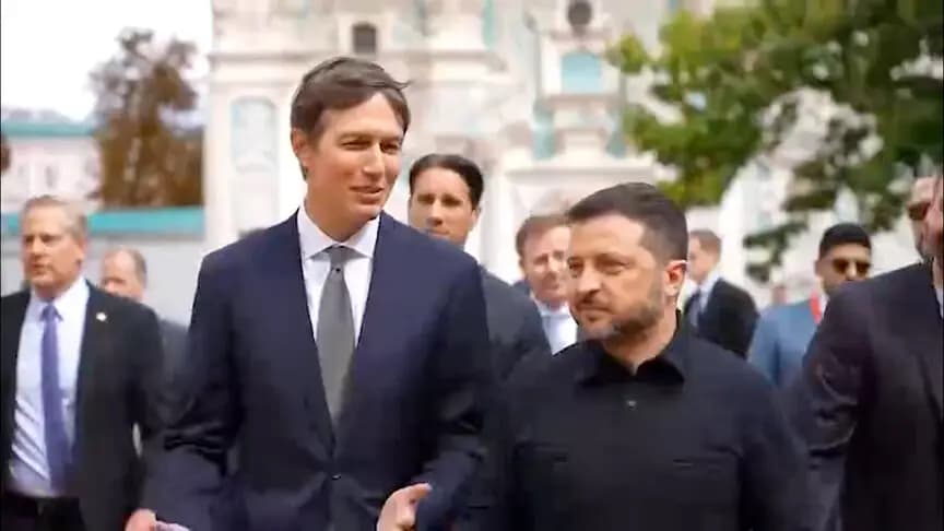 Zelenskiy, ABD Başkanı Trump'ın özel temsilcileri Witkoff ve Kushner'le bir araya geldi