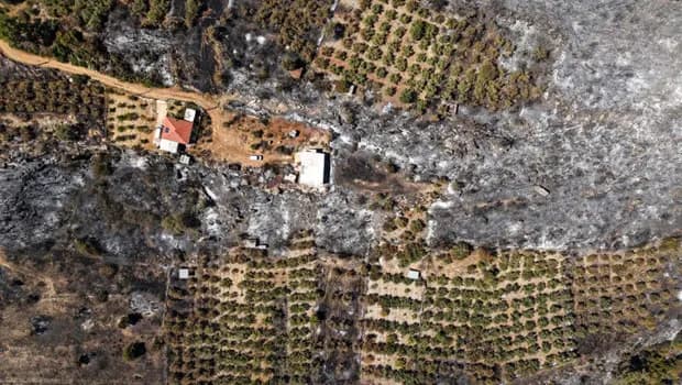 Antalya'daki orman yangını 67 buçuk saat sonra kontrol altında! Geriye bu görüntüler kaldı