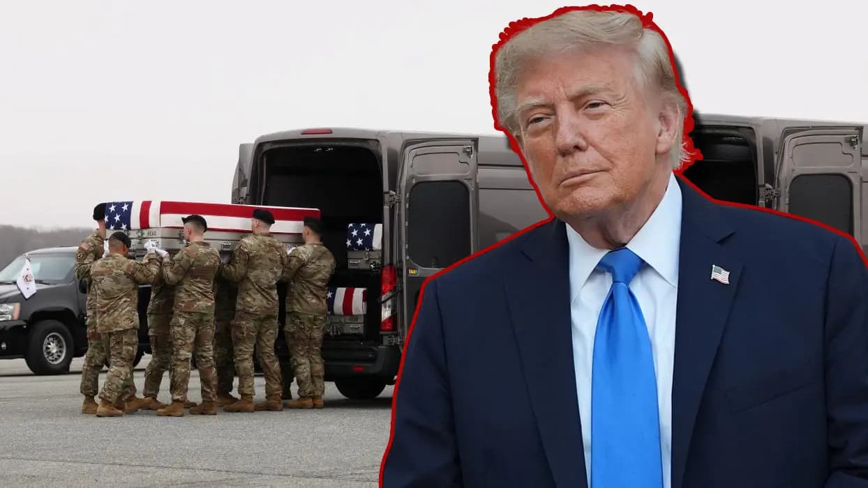 ABD'de kriz! Trump "savaşmıyoruz" dedi, asker ailesi mağdur oldu