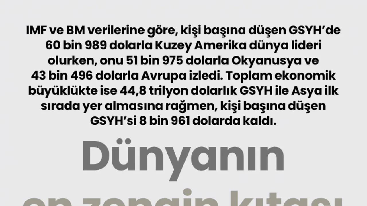 Dünyanın en zengin kıtası hangisi?