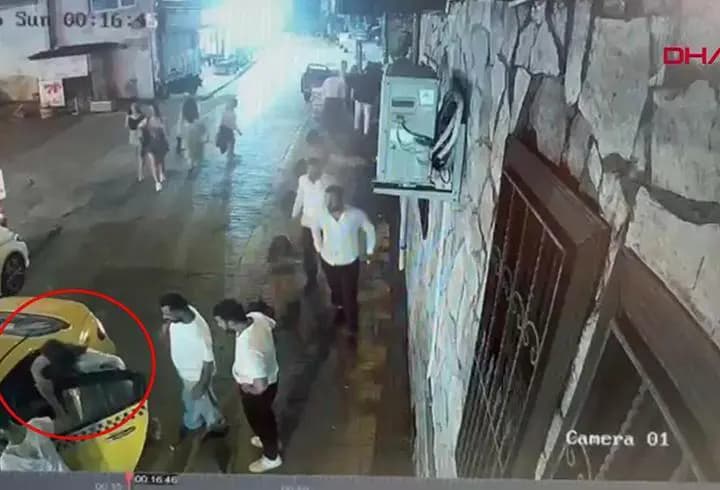 Kanadalı turiste taksici ve iki kadından gasp tuzağı