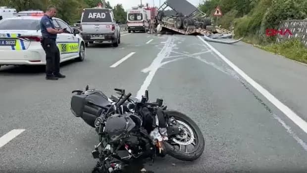 Çekici ile motosiklet çarpıştı: 2 ölü